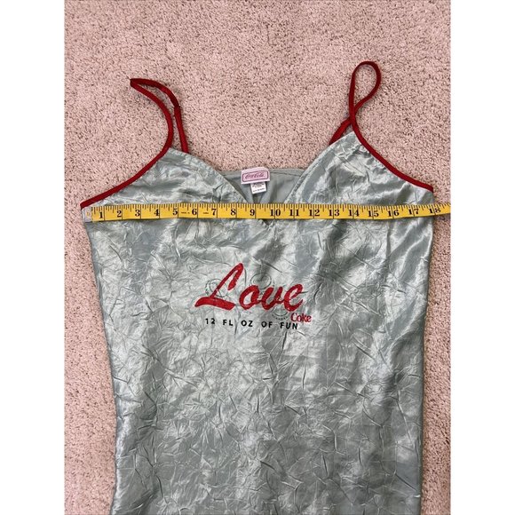 Women’s Coca Cola Pajamas Set Top Bottoms Green Red Sleep 2XL - Picture 11 of 12